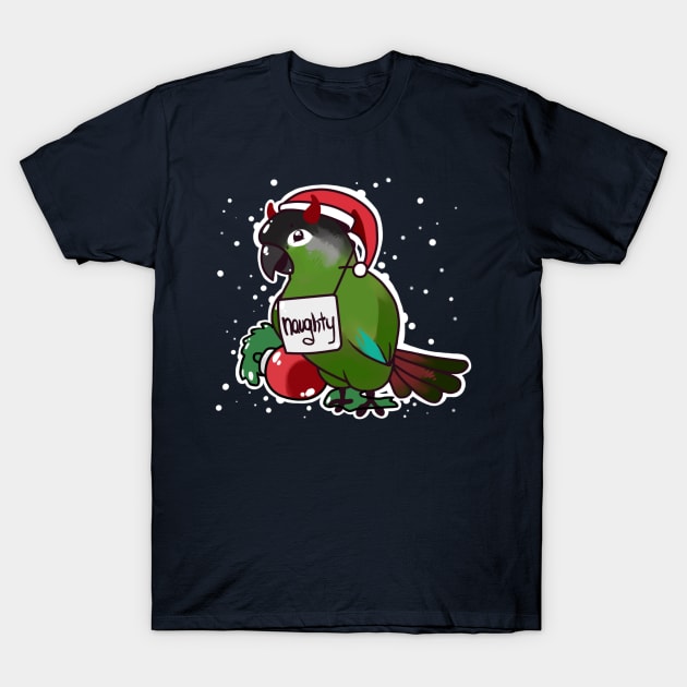 Naughty Conure T-Shirt by Shemii